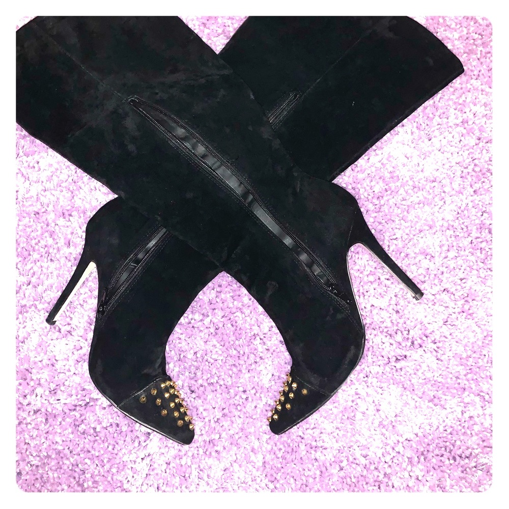 Suede winter boots